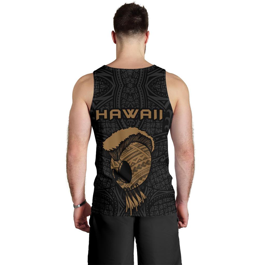 Hawaii Warrior And Helmet Men's Tank Top - Polynesian Pride