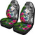 Marshall Islands Car Seat Covers - Turtle Plumeria Banana Leaf Crest - Polynesian Pride