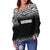 Kosrae Women's Off Shoulder Sweater - Black Fog Style - Polynesian Pride