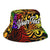 Palau Custom Personalised Bucket Hat - Rainbow Polynesian Pattern - Polynesian Pride