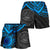 American Samoa Polynesian Shorts (Women) - Blue Turtle - Polynesian Pride