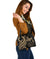 Palau Shoulder Handbag - Gold Tentacle Turtle - Polynesian Pride