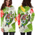 Polynesian Hawaii Women Hoodie Dress Turtle Colorful - Polynesian Pride