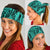 Polynesian Flower Tattoo Turquoise Unisex Bandana - Polynesian Pride