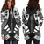 New Caledonia Hoodie Dress - Polynesian Tattoo Black - Polynesian Pride