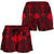 Tonga Polynesian Women's Shorts - Tonga Red Seal with Polynesian tattoo - Polynesian Pride