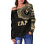 Yap in My Heart Tattoo Style Off Shoulder Sweater A7 - Polynesian Pride