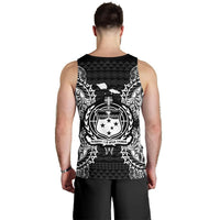 Samoa Polynesian Men Tank Top Map Black - Polynesian Pride