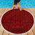 Polynesian Beach Blanket Red - Polynesian Pride