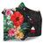 hawaiiHooded Blanket - Hawaii Map Hibiscus - Polynesian Pride