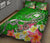 Pohnpei Quilt Bed Set - Turtle Plumeria (Green) - Polynesian Pride