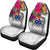 Samoa Car Seat Covers Polynesian Hibiscus White Pattern - Polynesian Pride