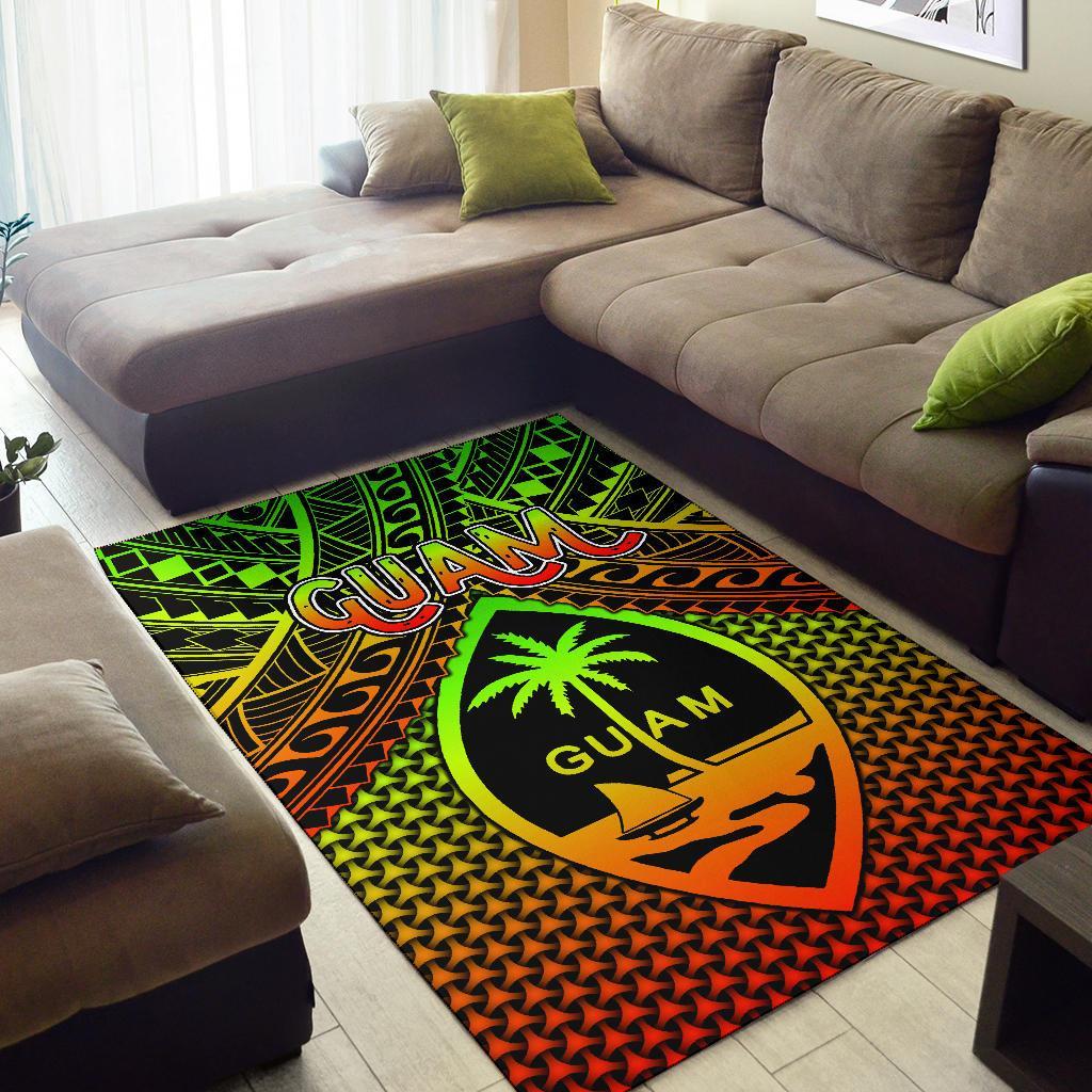Polynesian Guam Area Rug - Reggae Vintage Polynesian Patterns - Polynesian Pride