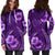 Hawaii Women's Hoodie Dress - Hibiscus Purple - Polynesian Pride