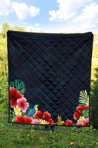 Colorful Jungle Premium Quilt - Polynesian Pride