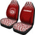 Hawaii Car Seat Covers - Hawaii Seal Polynesian Tattoo Fog Red - Polynesian Pride