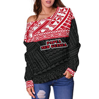 Papua New Guinea Shoulder Sweater - Polynesian Style - Polynesian Pride