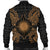 Marshall Islands Polynesian Men's Bomber Jacket Map Gold - Polynesian Pride