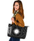 Marshall Large Leather Tote Bag - Marshall Seal With Polynesian Tattoo Style ( Black) - Polynesian Pride