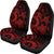 Chuuk Micronesian Car Seat Covers - Red Tentacle Turtle - Polynesian Pride