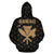 Hawaii King Kanaka Maoli Golden Zip up Hoodie - Polynesian Pride