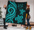 Fiji Polynesian Premium Quilt - Turquoise Tentacle Turtle Crest - Polynesian Pride