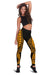 Chuuk Women Leggings Polynesian Pattern Gold - Polynesian Pride