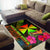 Wallis and Futuna Polynesian Area Rug - Hibiscus and Banana Leaves - Polynesian Pride