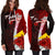 Tokelau Polynesian Hoodie Dress - Coat Of Arm With Hibiscus - Polynesian Pride