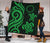 Cook Islands Premium Quilt - Green Tentacle Turtle - Polynesian Pride