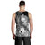 Custom Personalised Samoa Men's Tank Top- Humpback Whale with Tropical Flowers (White) - Polynesian Pride