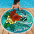 Samoa Beach Blanket - Custom Personalised Tropical Flowers Style - Polynesian Pride