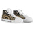 Palau High Top Canvas Shoes - Gold Tentacle Turtle - Polynesian Pride