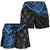 Kosrae Polynesian Shorts (Women) - Blue Turtle - Polynesian Pride