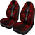 Palau Car Seat Covers - Palau Seal Polynesian Tattoo Red - Polynesian Pride