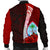 Guam Polynesian Men's Bomber Jacket - Coat Of Arm With Hibiscus - Polynesian Pride