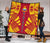 Kiribati Premium Quilt - Kiribati Coat Of Arms Polynesian Yellow Tattoo - Polynesian Pride