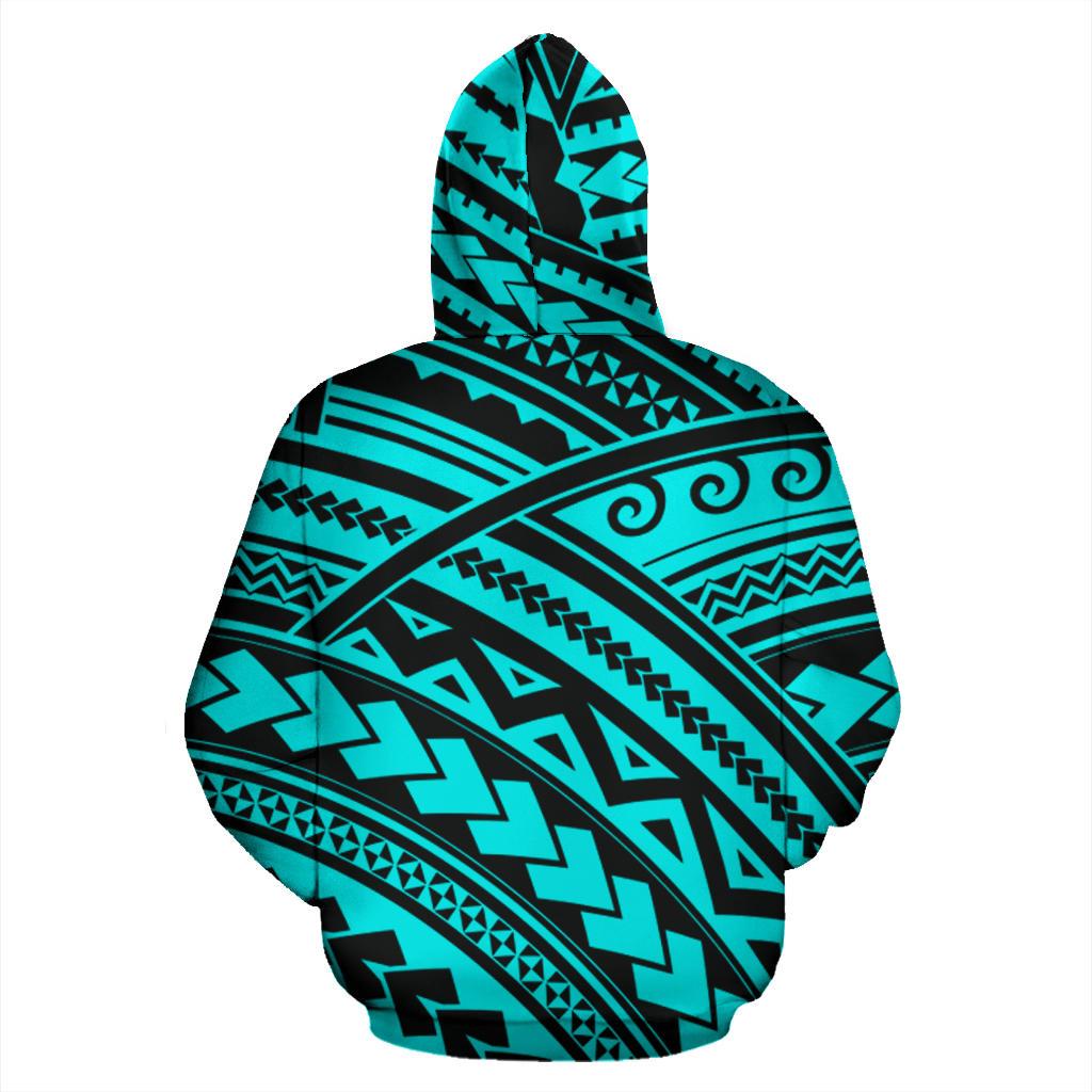 Polynesian Tribal All Over Hoodie - Polynesian Pride