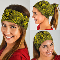 Hawaii Polynesian Spearhead Pattern Bandana 3 - Pack - AH - Yellow - Polynesian Pride