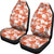 Hawaiian Hibiscus Flower Pattern Car Seat Cover Universal Fit Red - Polynesian Pride