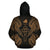 Kosrae Polynesian ll Over Hoodie Map Gold - Polynesian Pride