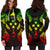 Kosrae Polynesian Hoodie Dress Map Reggae - Polynesian Pride