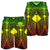 Samoa Polynesian Men's Shorts - Samoa Reggae Seal with Polynesian Tattoo - Polynesian Pride