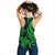 Nauru Women's Racerback Tank - Green Tentacle Turtle - Polynesian Pride