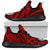 Fiji Polynesian Tattoo Mesh Knit Sneakers Red - Polynesian Pride