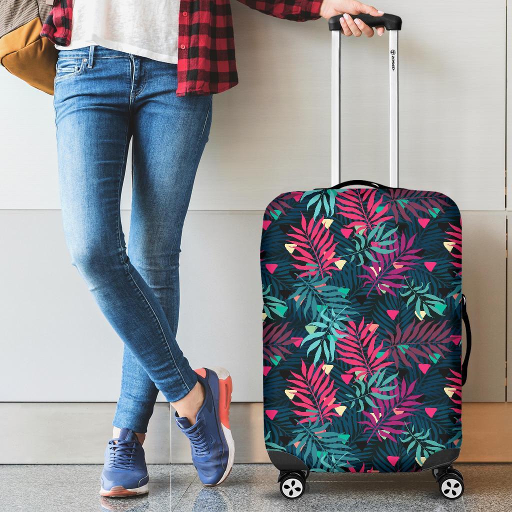 Tropical Pattern Luggage Cover - Polynesian Pride
