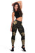 Wallis and Futuna Women's Leggings - Gold Tentacle Turtle Gold - Polynesian Pride