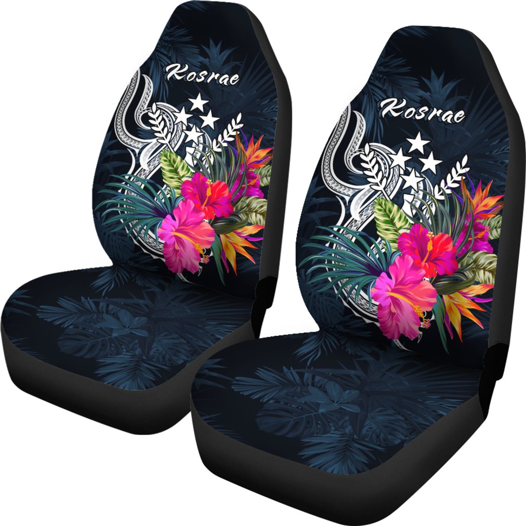 Kosrae Micronesia Car Seat Covers - Tropical Flower - Polynesian Pride