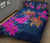 Hawaii Couple Turtle Hibiscus Valentine Quilt Bed Set - Light Style - AH - Polynesian Pride