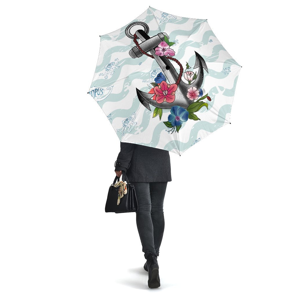 Anchor Hibiscus Umbrella - Polynesian Pride